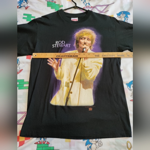 1993 rod Stewart vintage t-shirt size large - Picture 7 of 7